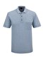 Men's Plus Size Polo Neck Pocket Classic Fit Blue T-Shirt - 5113Bat - 2