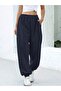 Women's Oversize Pocketed Rubber Leg Sweatpants