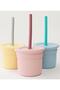 Mineral Blue/Aquagreen Raw Tube Snack Set - 3