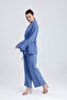 Women's Waist Lace-Up Kimono Set - 2