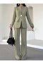 Gold Button Detailed Suit Full Fit - 7