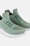 Women Lace Up Training Shoes, Sage Green - 3