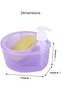 Bisbell 2-in-1 Dish Soap Dispenser with Scrub Sponge, Blue,BB2070,Compact & Space-Saving Design - 4