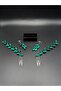 Stylish Leaf Hair and Earrings Set - 3
