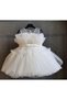 Belt Detailed Tulle Girl Dress