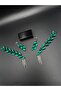 Stylish Leaf Hair and Earrings Set - 2