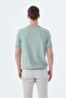 Mint Slim Fit Crew Neck Knitwear T-Shirt - 4