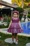 Girl's Special Occasion Evening Dress - Ruffled, Special Design - Evening Dress with Crown Accessories_2461 - 6