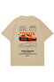 Unisex Toyota Supra Printed Crew Neck Oversize Tshirt
