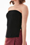 Basic Strapless Bustier with Side Slits - 7