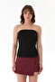 Basic Strapless Bustier with Side Slits - 8