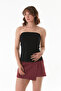 Basic Strapless Bustier with Side Slits - 2