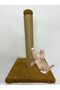 Plush Woven Soft Single Cat Scratching Board 42 cm 100% Natural Jute Rope - 3