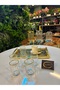 Ars Pasabahce Gold Gilded Coffee Side Presentation Cup,6 People Soft Drink-Soda-Water Cup, Presentation Cup - 7