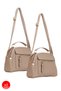 Women's Daily Mink Hand and Shoulder Bag 2 Bags