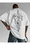 World Compass Printed Oversize T-Shirt