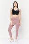 Women Brand Logo Padded Sports Bra, Black - 2