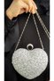 Women's Stone Crystal Evening Dress Bag Special Occasion Bag - 4
