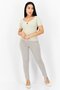 Women Regular Fit Solid Pants, Grey - 2