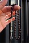Men's Beirut Drop Amber Ankle Length Rosary - 2