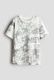 Printed cotton T-shirt