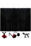 50 Pieces - Black Colored Chenille, Educational Chenille Set, Feather Wire, 30 Cm, Plush Wire - 2