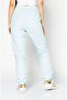 Women Straight Leg Brand Logo Track Pants, Mint - 3