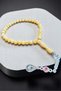 Men's Beirut Drop Amber Ankle Length Rosary - 3