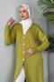 Cold Rope Cardigan - Oil Green - 2