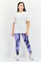Women Sportswear Fit Short Sleeve Outdoor Top, White - 4