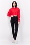 Women Sportswear Fit Long Sleeve Outdoor Sweatshirt, Red - 2