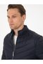 Navy Blue Quilted Seasonal Coat 50313441-Vr033 - 2