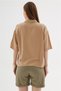 Short Sleeve Linen Shirt Beige - 5