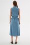 Denim Shirt Dress Blue - 5