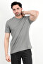 Men's Crew Neck Label Cotton T-Shirt 2915-1 - 5