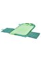 GRÖNFINK Babycare mat, foldable/green, 70 x 35 cm