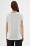 White Printed Blouse - 4