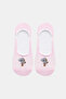 Koala Pink - White 2-Piece Ballerina Socks - 2