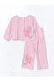 LCW Kids Pink Ruched Girls' Shirt and Pants 2-Pack - 3