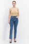 Women Skinny Fit Washed Stretchable Denim Jeans, Blue - 3