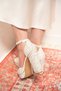 Agnes Sedef White Pearl Stone Detailed Bridal Shoes - 3
