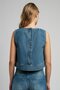Naomi Women's 100% Cotton Jean Blouse Denim - 4