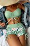 Drawstring Adjustable Bikini Top - 7