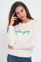 Pulover dama cu mesaj text - 2