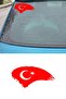 Turkish Flag Auto Door Glass Hood Sticker - Auto Sticker - Car Sticker - 20cm