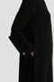 Wide Cuff Overcoat 25Y8206 Black - 5