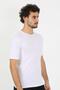 Moda Çizgi Men's Crew Neck Lycra White T-Shirt 65710 - 3