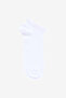 Men's Black-Navy Blue-White 3 Pack Booties Socks - 5