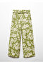 Patterned Bow Pants - 5