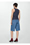 Women's Petrol Blue Bustier 67018645 - 5